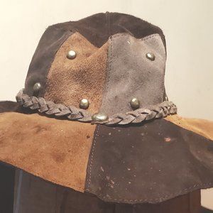 Crazy patchwork hippie hat